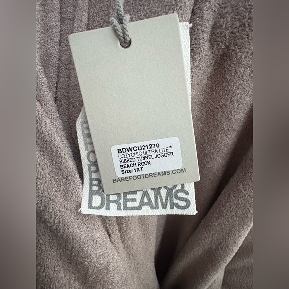 BAREFOOT DREAMS COZYCHIC ULTRA LITE RIBBED TUNNEL JOGGER SIZE 1X TALL - Picture 8 of 9